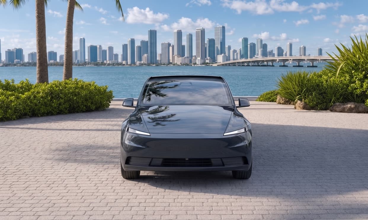 Tesla Model Y rental in Miami